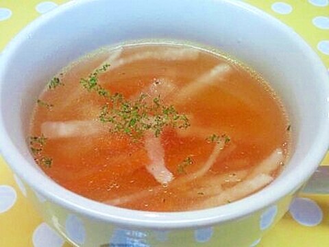 大根＆ベーコンのスープ